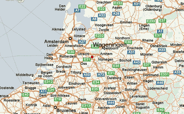 Map Wageningen